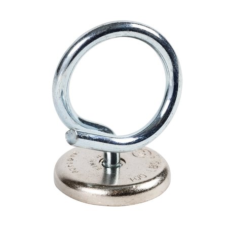 WINNIE INDUSTRIES 1 1/4in. MAGNETIC BRIDLE RING, SHORT STEM STANDOFF, 100 LB MAGNET, 100PK WBR125MAG